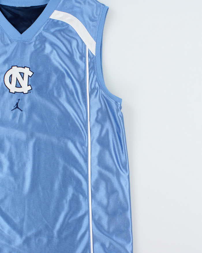 Vintage Y2K 00s Nike Air Jordan North Carolina Tar Heels Reversible Basketball Jersey - L