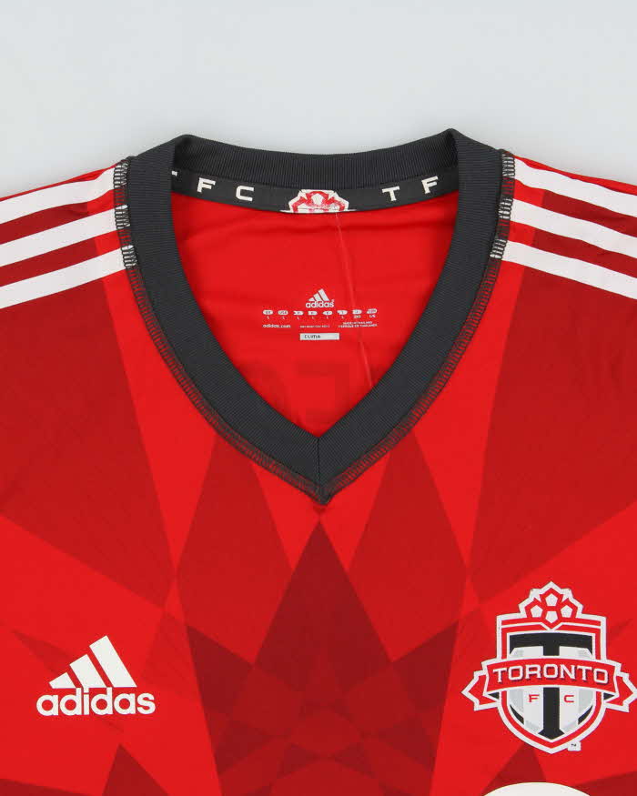 2014-15 Adidas Toronto FC Defoe #18 Player Issue MLS Home Shirt - L
