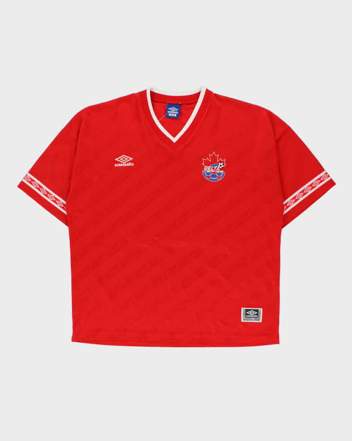 Vintage 2002 Y2K Umbro Delta Metro United Canadian Football Shirt - XL
