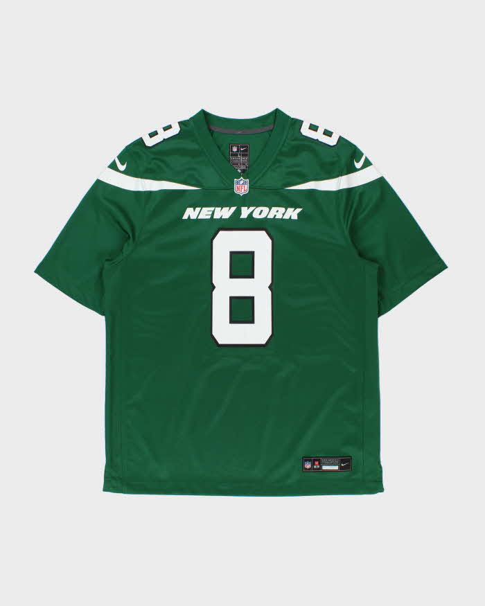 2022-23 Nike New York Jets NFLPA Rodgers #8 Home Jersey - L