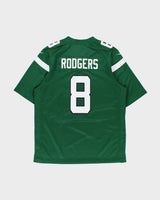 2022-23 Nike New York Jets NFLPA Rodgers #8 Home Jersey - L