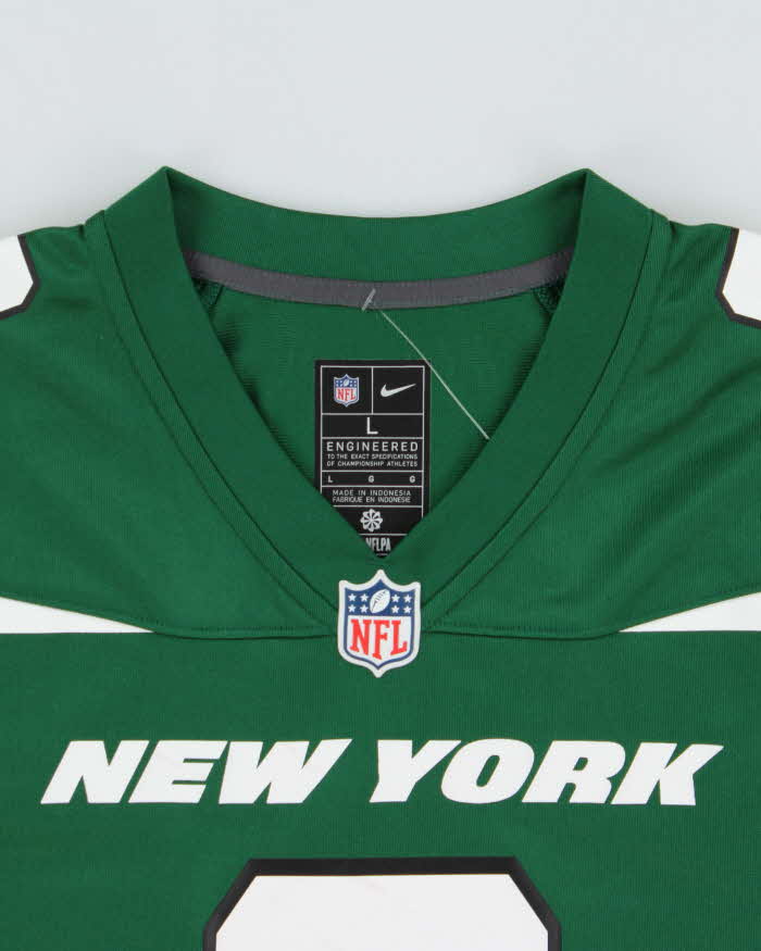 2022-23 Nike New York Jets NFLPA Rodgers #8 Home Jersey - L