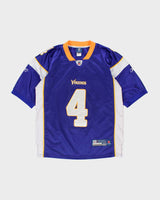 Vintage 2009-10 Reebok Equipment On Field Minnesota Vikings Favre #4 NFL Home Jersey - M