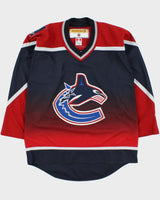 Vintage 2001-02 Koho Vancouver Canucks Gradient Maska Air Knit NHL Jersey - M