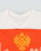 Vintage 1992 Russian Soviet Union Sergei Fedorov #15 Olympic Hockey Jersey - L