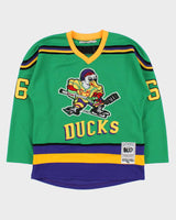 Vintage Headgear Classics Gordon Bombay Mighty Ducks 1992 Movie Throwbacks NHL Jersey - S