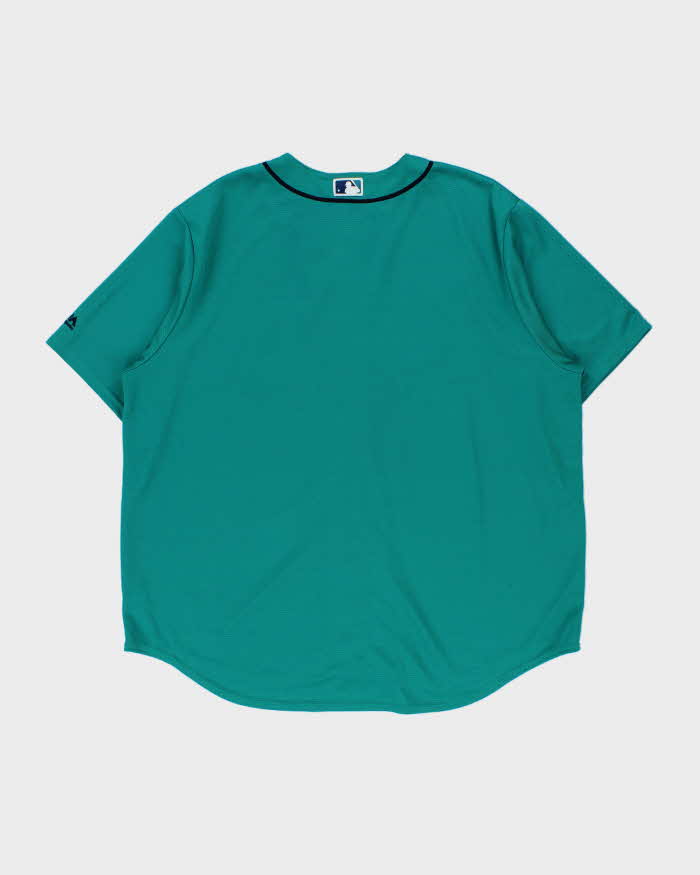 Vintage Majestic Seattle Mariners MLB Coolbase Baseball Jersey - XXL