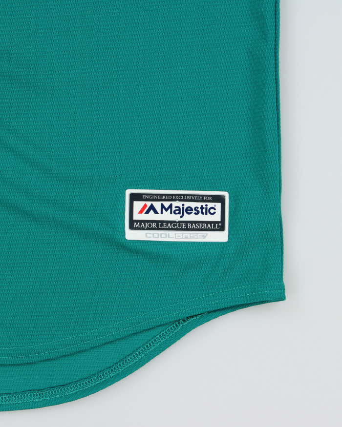 Vintage Majestic Seattle Mariners MLB Coolbase Baseball Jersey - XXL
