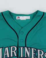 Vintage Majestic Seattle Mariners MLB Coolbase Baseball Jersey - XXL