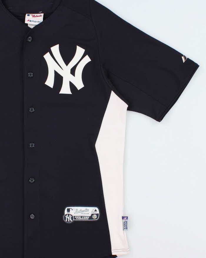 Vintage 2011 Majestic New York Yankees Coolbase MLB Baseball Jersey - M
