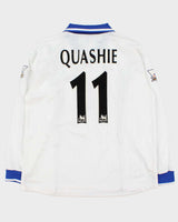 Vintage 2002-03 Portsmouth FC Nigel Quashie "11 TY Official Player Issue Long Sleeve Away Shirt - XL