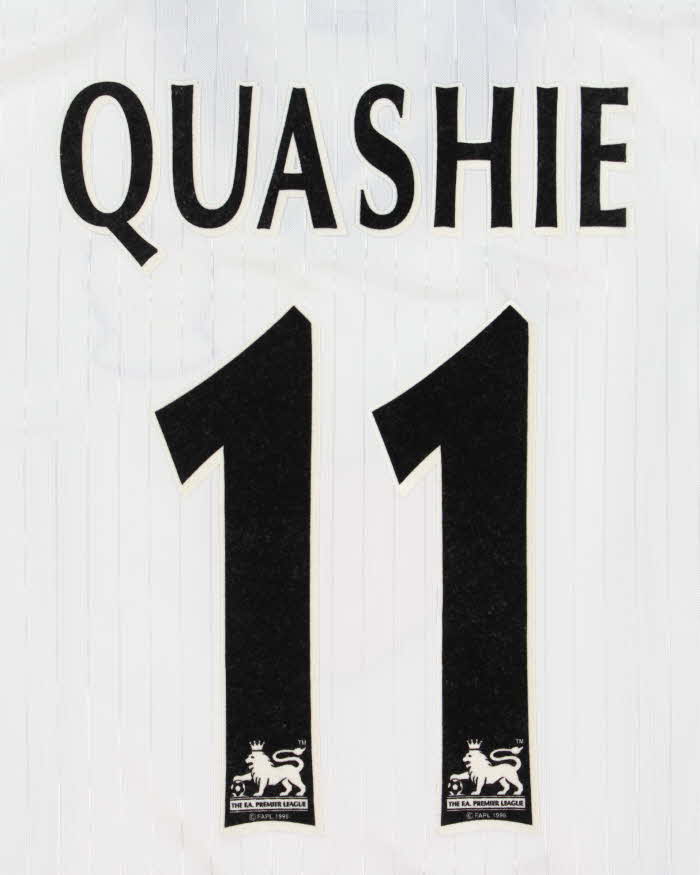 Vintage 2002-03 Portsmouth FC Nigel Quashie "11 TY Official Player Issue Long Sleeve Away Shirt - XL