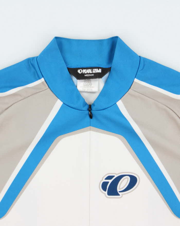 Vintage Y2K 00s Pearl Izami Made In USA 3/4 Zip Pullover Cycling Jersey - M