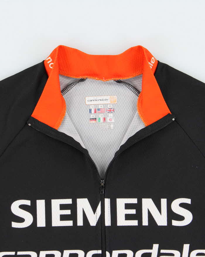 Vintage 2005 Y2K Cannondale Siemens Made In Italy Half-Zip Cycling Jersey - M