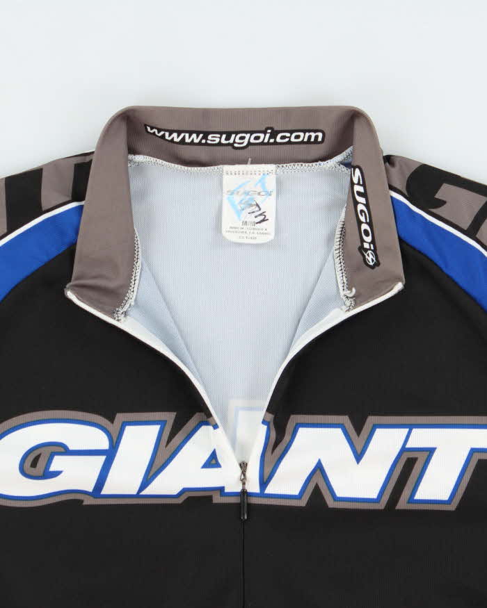 Vintage Y2K 00s Sugoi Giant Made In Canada 3/4 Zip Pullover Cycling Jersey - M