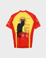 Vintage Freestyle Cycling Tournee Du Chat Noir Full-Zip Cycling Jersey - M