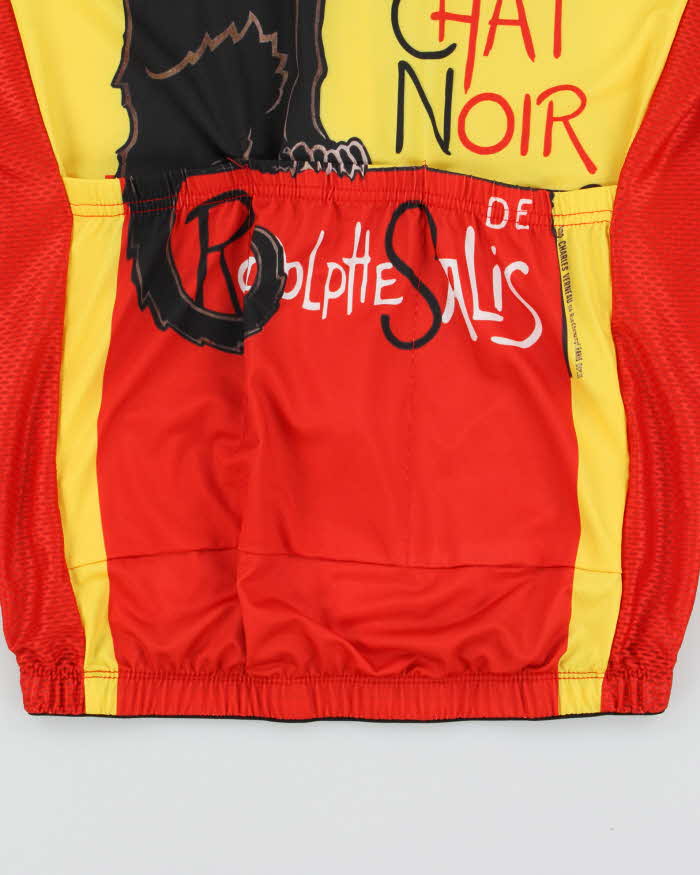 Vintage Freestyle Cycling Tournee Du Chat Noir Full-Zip Cycling Jersey - M
