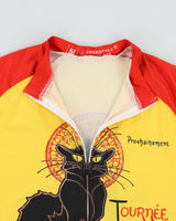 Vintage Freestyle Cycling Tournee Du Chat Noir Full-Zip Cycling Jersey - M