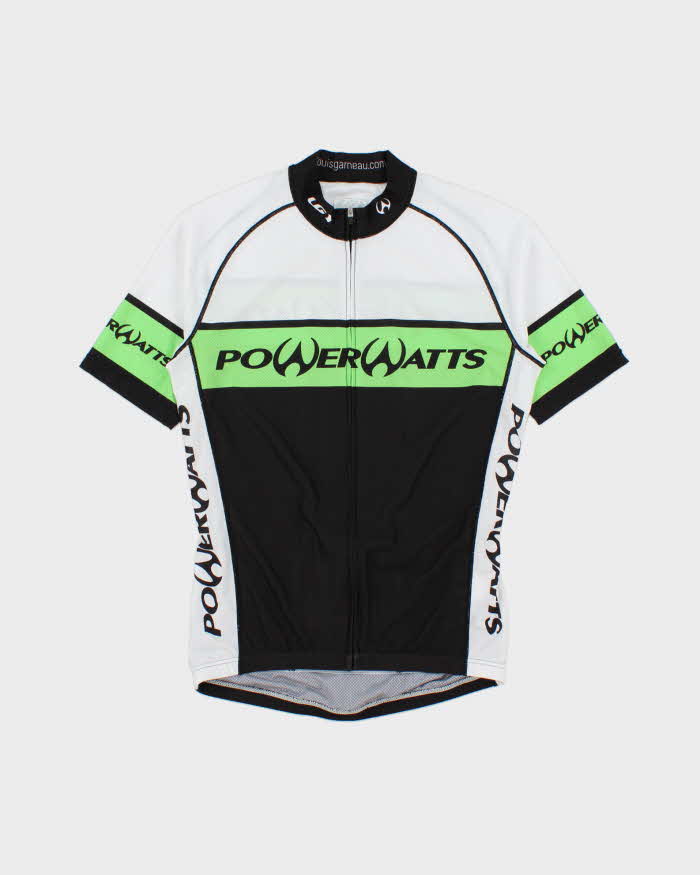 Vintage Y2K 00s Louis Garneau PowerWatts Full-Zip 3M Cycling Jersey - S