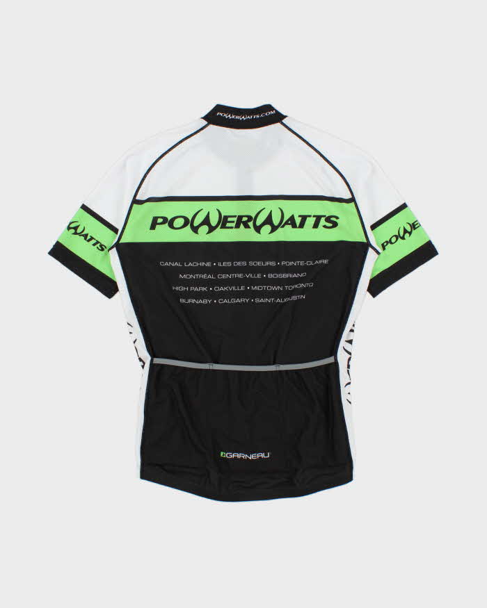 Vintage Y2K 00s Louis Garneau PowerWatts Full-Zip 3M Cycling Jersey - S