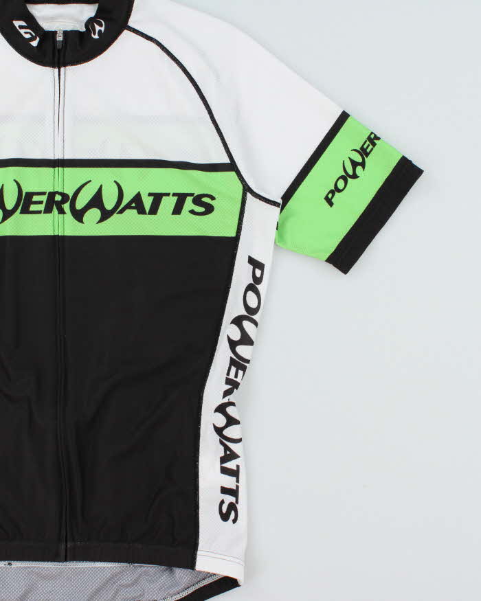 Vintage Y2K 00s Louis Garneau PowerWatts Full-Zip 3M Cycling Jersey - S