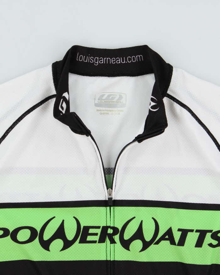 Vintage Y2K 00s Louis Garneau PowerWatts Full-Zip 3M Cycling Jersey - S