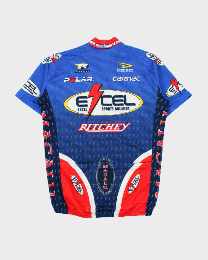 Vintage 1990s Team Ritchey Reynolds Made In USA Half-Zip Cycling Jersey - XL