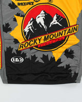Vintage Y2K 00s Louis Garneau Rocky Mountain Bicycles Made In Canada 3/4 Zip Pullover Cycling Jersey - M