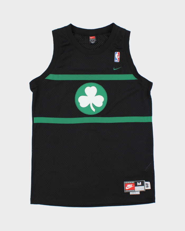 Vintage 2003 Nike Team Boston Celtics Pierce #34 Away NBA Mesh Basketball Jersey - M