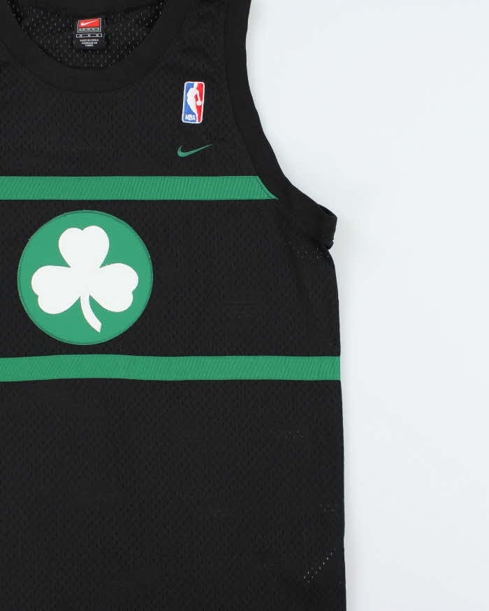 Vintage 2003 Nike Team Boston Celtics Pierce #34 Away NBA Mesh Basketball Jersey - M