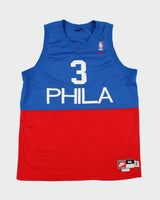 Vintage Y2K 00s Nike Philadelpha 76ers Allen Iverson #3 Rewind '66 Limited Edition NBA Basketball Jersey - XL