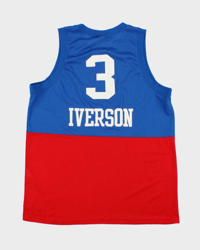 Vintage Y2K 00s Nike Philadelpha 76ers Allen Iverson #3 Rewind '66 Limited Edition NBA Basketball Jersey - XL