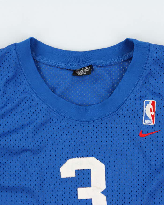 Vintage Y2K 00s Nike Philadelpha 76ers Allen Iverson #3 Rewind '66 Limited Edition NBA Basketball Jersey - XL