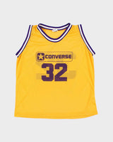 Vintage 1980s Converse LA Made In Canada Mesh Basketball Jersey - M