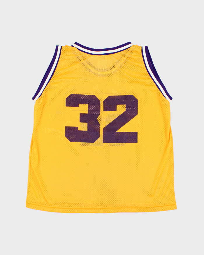 Vintage 1980s Converse LA Made In Canada Mesh Basketball Jersey - M
