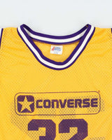 Vintage 1980s Converse LA Made In Canada Mesh Basketball Jersey - M