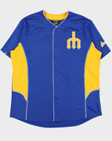 Vintage Cooperstown Collection x Majestic 1980s Seattle Mariners Martinez #11 MLB Throwback Baseball Jersey - XXL