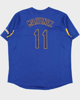 Vintage Cooperstown Collection x Majestic 1980s Seattle Mariners Martinez #11 MLB Throwback Baseball Jersey - XXL