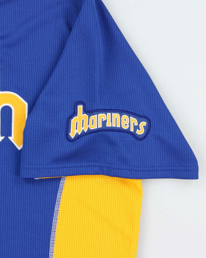 Vintage Cooperstown Collection x Majestic 1980s Seattle Mariners Martinez #11 MLB Throwback Baseball Jersey - XXL