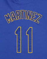 Vintage Cooperstown Collection x Majestic 1980s Seattle Mariners Martinez #11 MLB Throwback Baseball Jersey - XXL