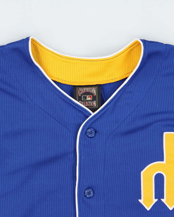Vintage Cooperstown Collection x Majestic 1980s Seattle Mariners Martinez #11 MLB Throwback Baseball Jersey - XXL