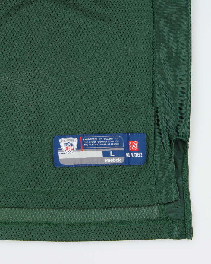 Vintage 2008 Y2K Reebok New York Jets Brett Favre #4 NFL On Field Home Jersey - L
