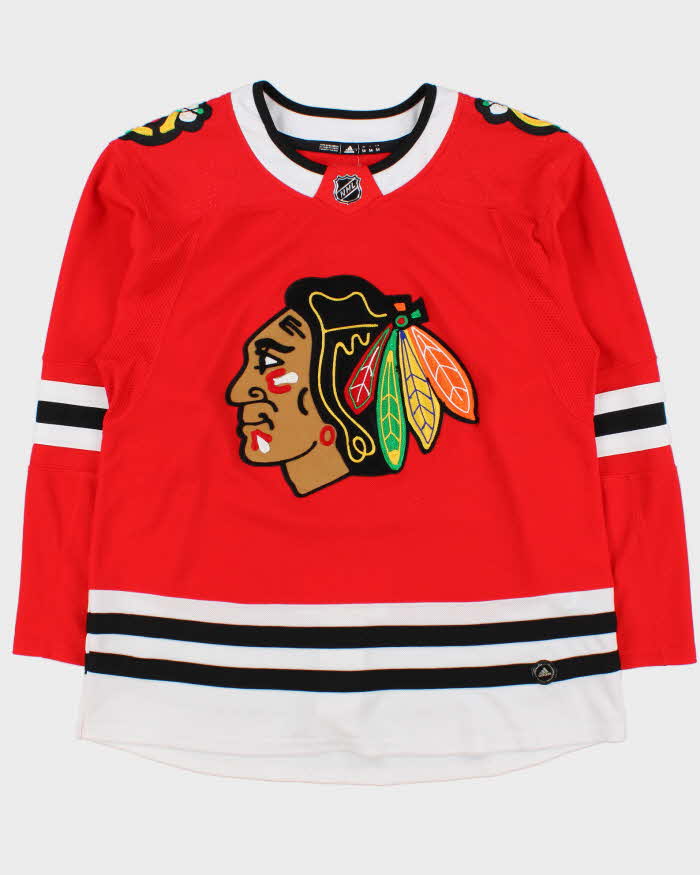 2017 Adidas Chicago Blackhawks Adi Zero Chain Stitch NHL Home Jersey - XL