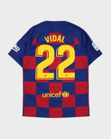DS 2019-20 Nike Barcelona FC Vidal #22 La Liga Home Shirt - M