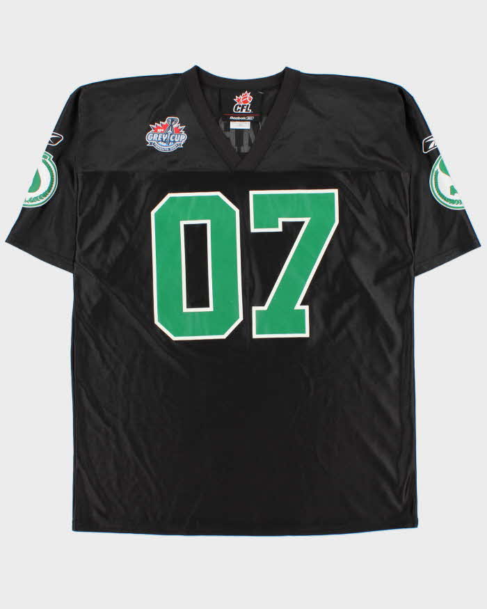Vintage 2007 Reebok Saskatchewan Roughriders Grey Cup Champions CFL Jersey - L