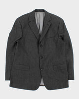 Vintage Hugo Boss Linen &amp; Silk Made In USA Single Breasted Blazer - XL
