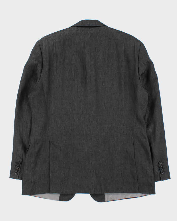 Vintage Hugo Boss Linen &amp; Silk Made In USA Single Breasted Blazer - XL