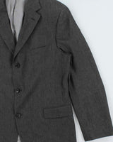 Vintage Hugo Boss Linen &amp; Silk Made In USA Single Breasted Blazer - XL