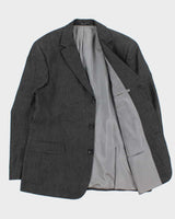 Vintage Hugo Boss Linen &amp; Silk Made In USA Single Breasted Blazer - XL
