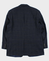 Vintage Ralph Lauren Check Wool Single Breasted Blazer - XL